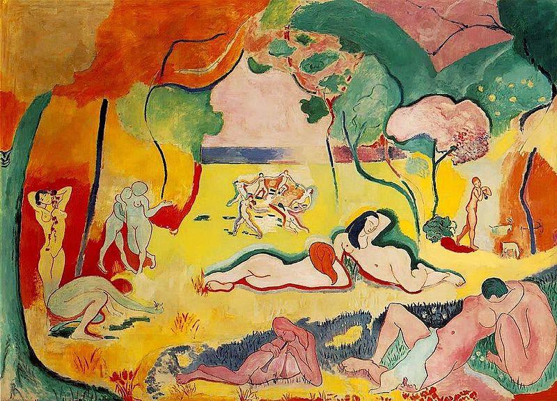 Henri Matisse Le bonheur de vivre China oil painting art